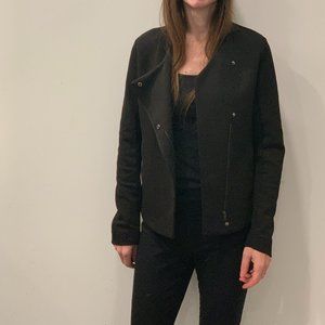 Camaieu Black Jacket Size S (sz: 38 europe)